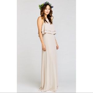 PRINCESS ARIEL BALLGOWN MAXI SKIRT AND CROP TOP